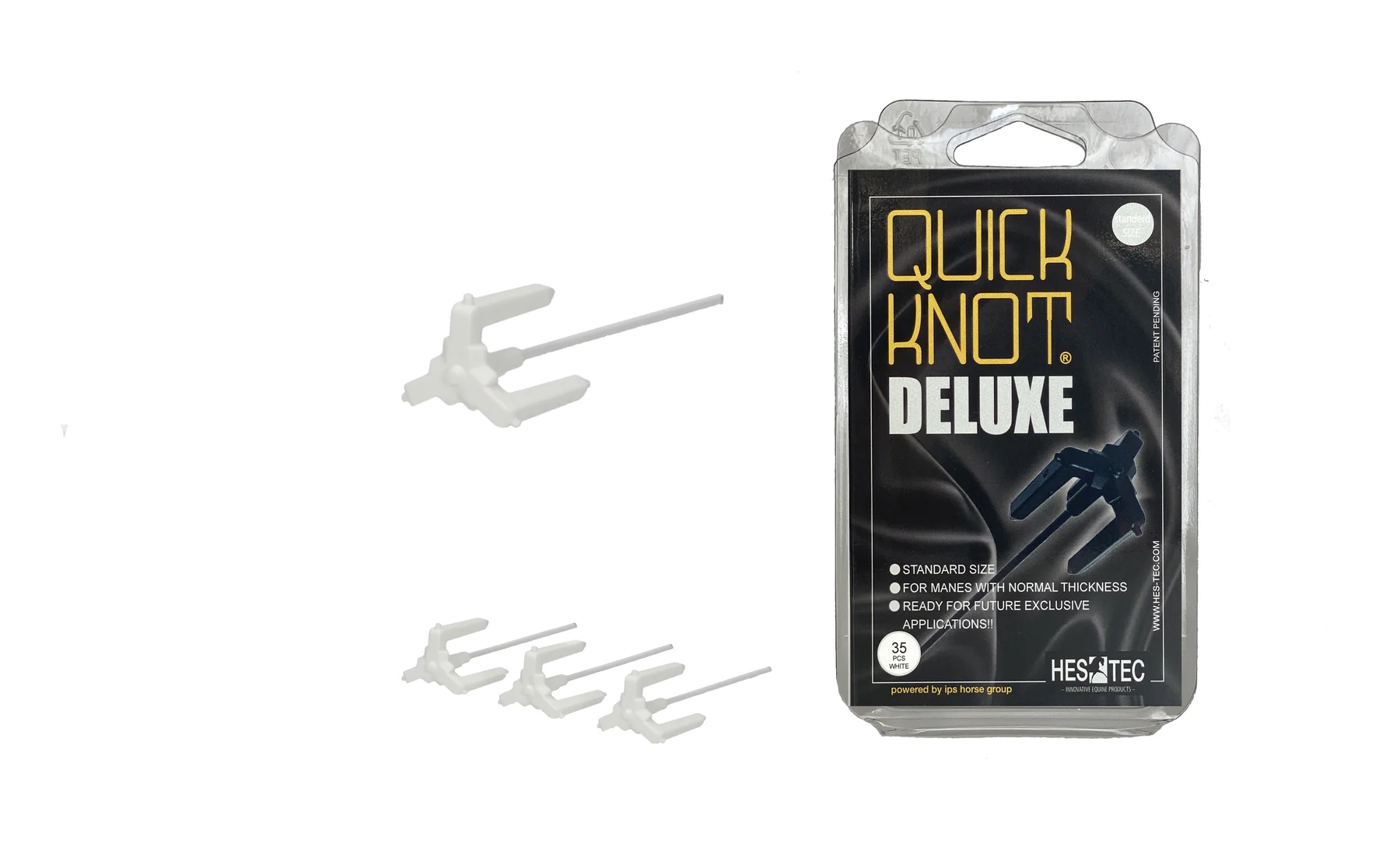 HES TEC Quick Knot Deluxe 35 Stück Standard - white - Set - 3