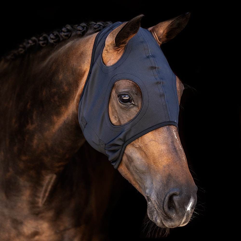 LAMI-CELL Titanium Mask Come Best ohne Ohren, Pferdemaske - black - S - 2