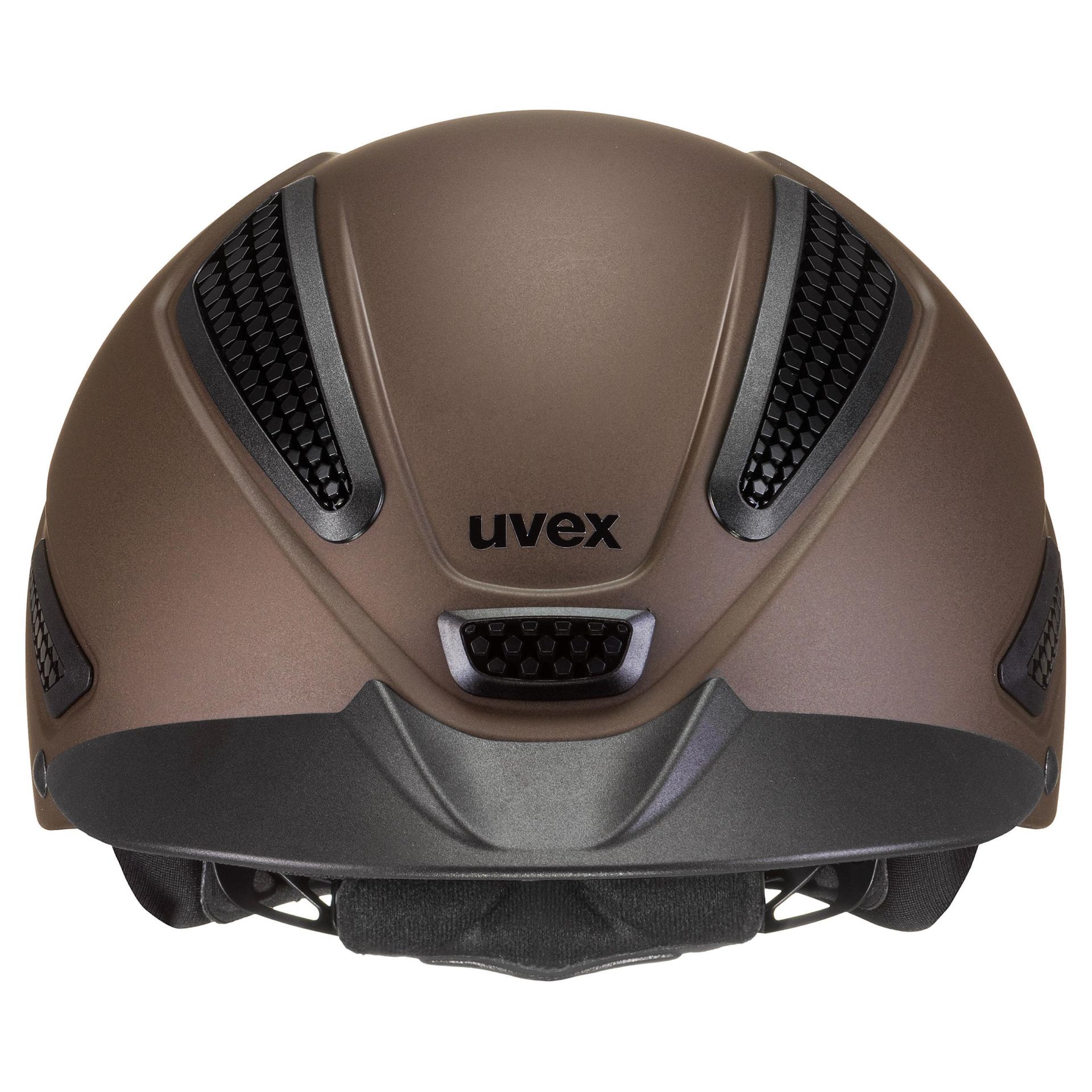 uvex Reithelm Unisex Perfexxion II - brown-mat - M - 1