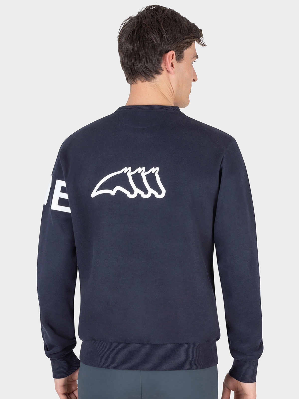 EQUILINE stylisches Herren Sweatshirt Calic Winter 23 - blue - XL - 2