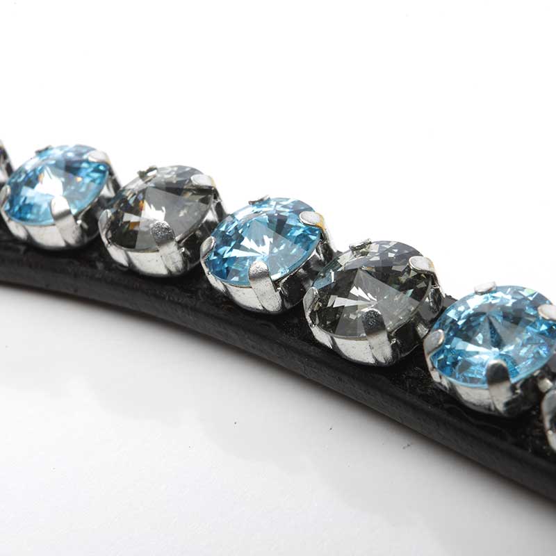 Kavalkade Stirnband Diamond - schwarz/grau-hellblau - WB