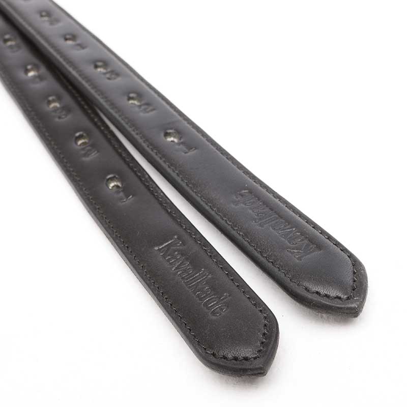 Kavalkade Leder Steigbügelriemen Nordic - schwarz - 150 cm - 3