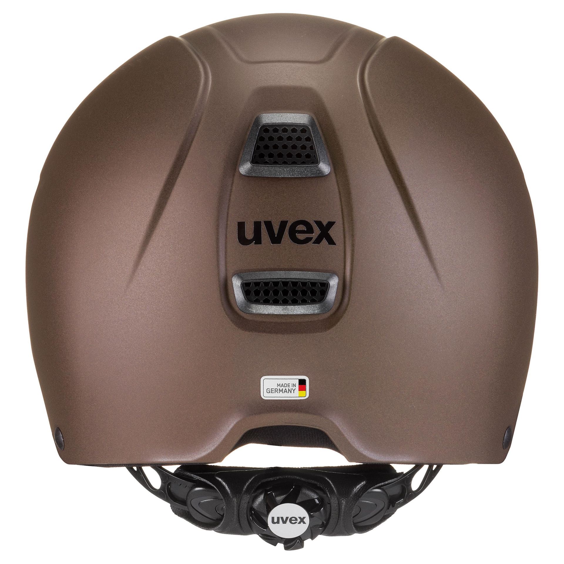 uvex Reithelm Unisex Perfexxion II - brown-mat - M - 3