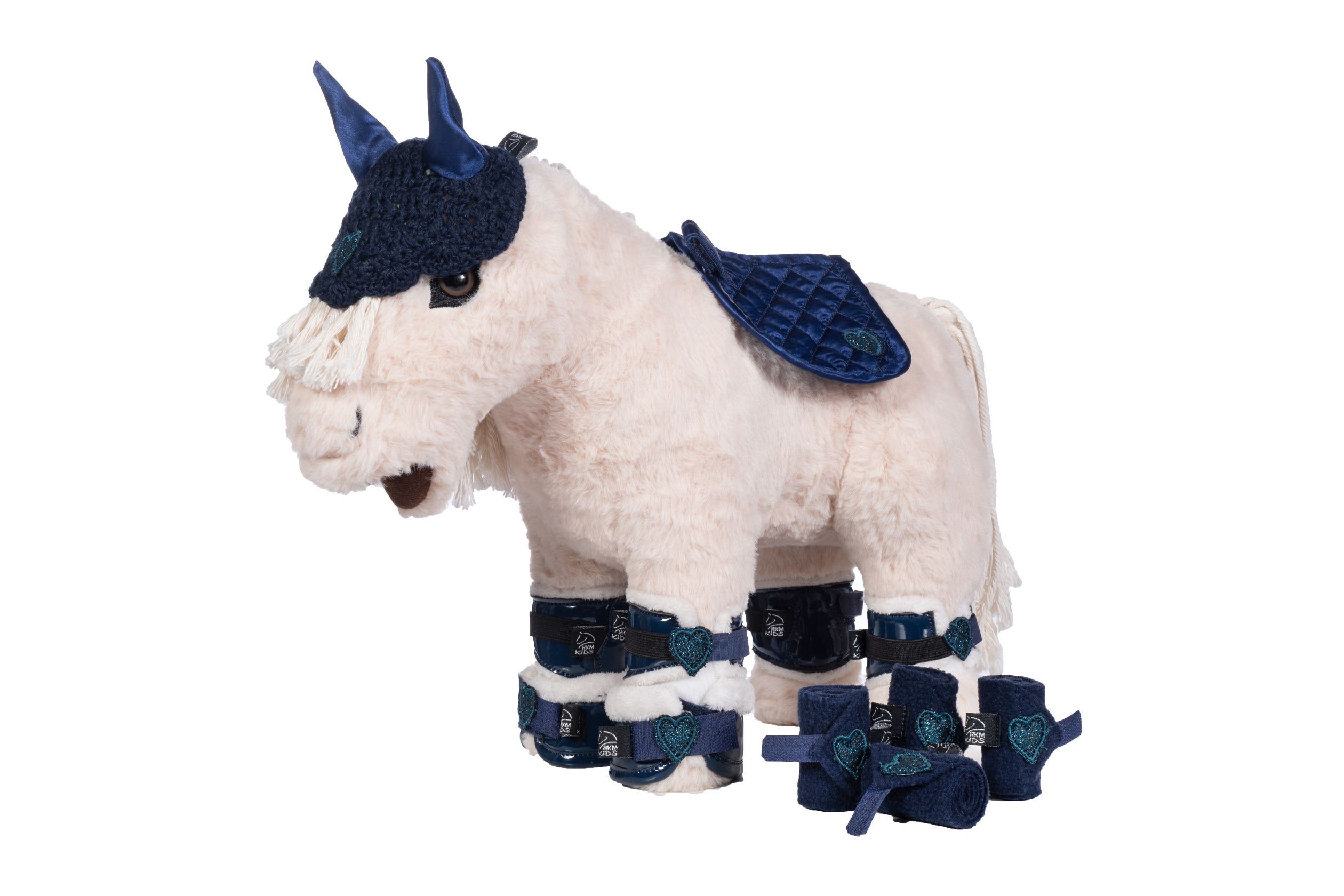 HKM Reitset Starter Cuddle Pony 5er Set - rot - Set - 1