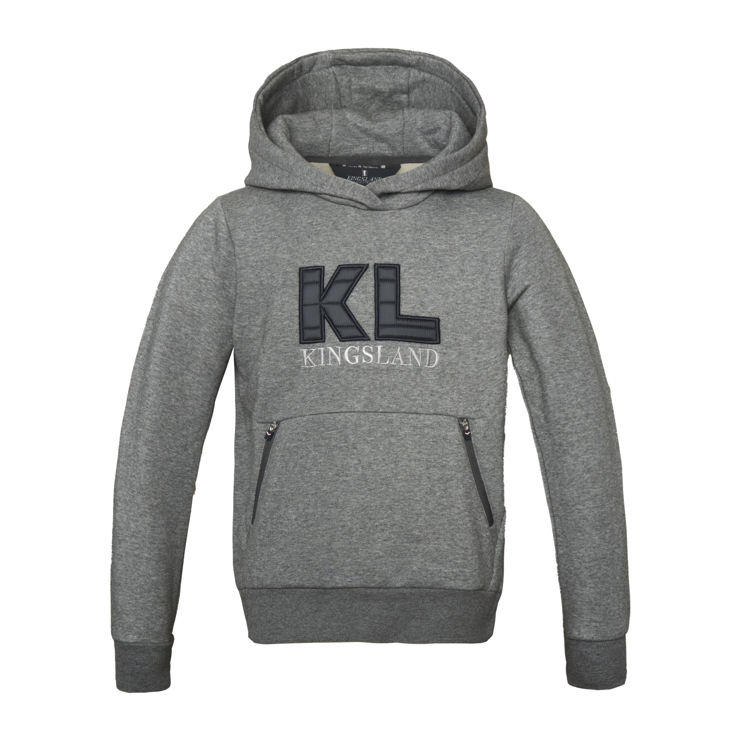KINGSLAND Unisex Sweatshirt Hoodie KLeliae - grey forged iron - L - 1