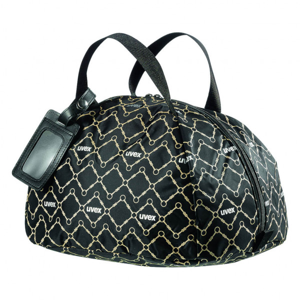 uvex Helmtasche, Tasche für Reithelm - black-brown - Stck.
