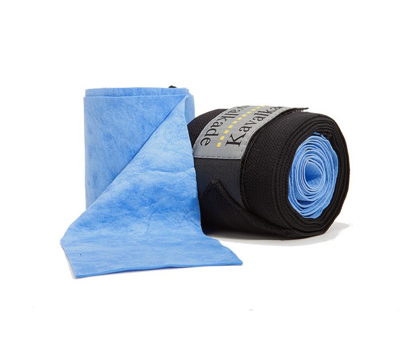 Kavalkade Hydro Cool Bandagen, Paar - schwarz/blau - 175 cm