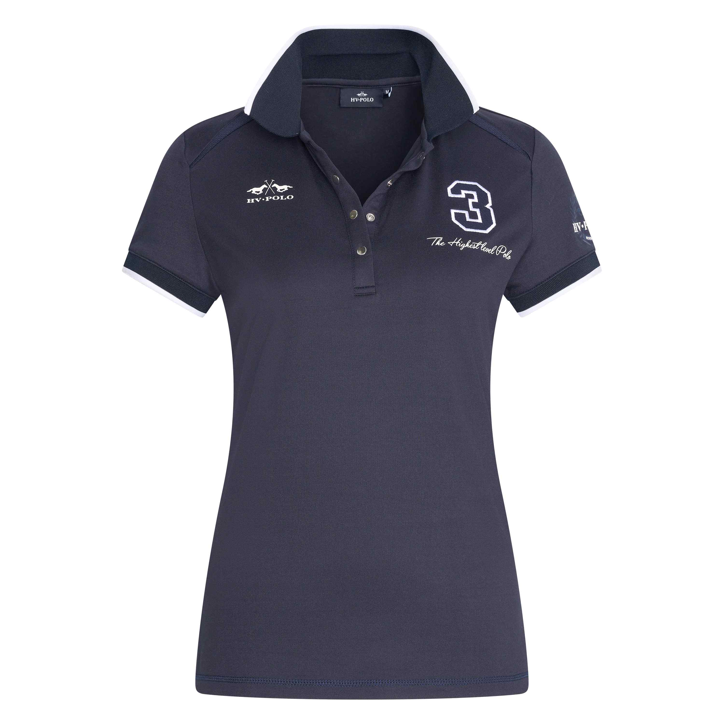 HV POLO stylisches Damen Funktions Polo Shirt Favouritas - navy - L - 1