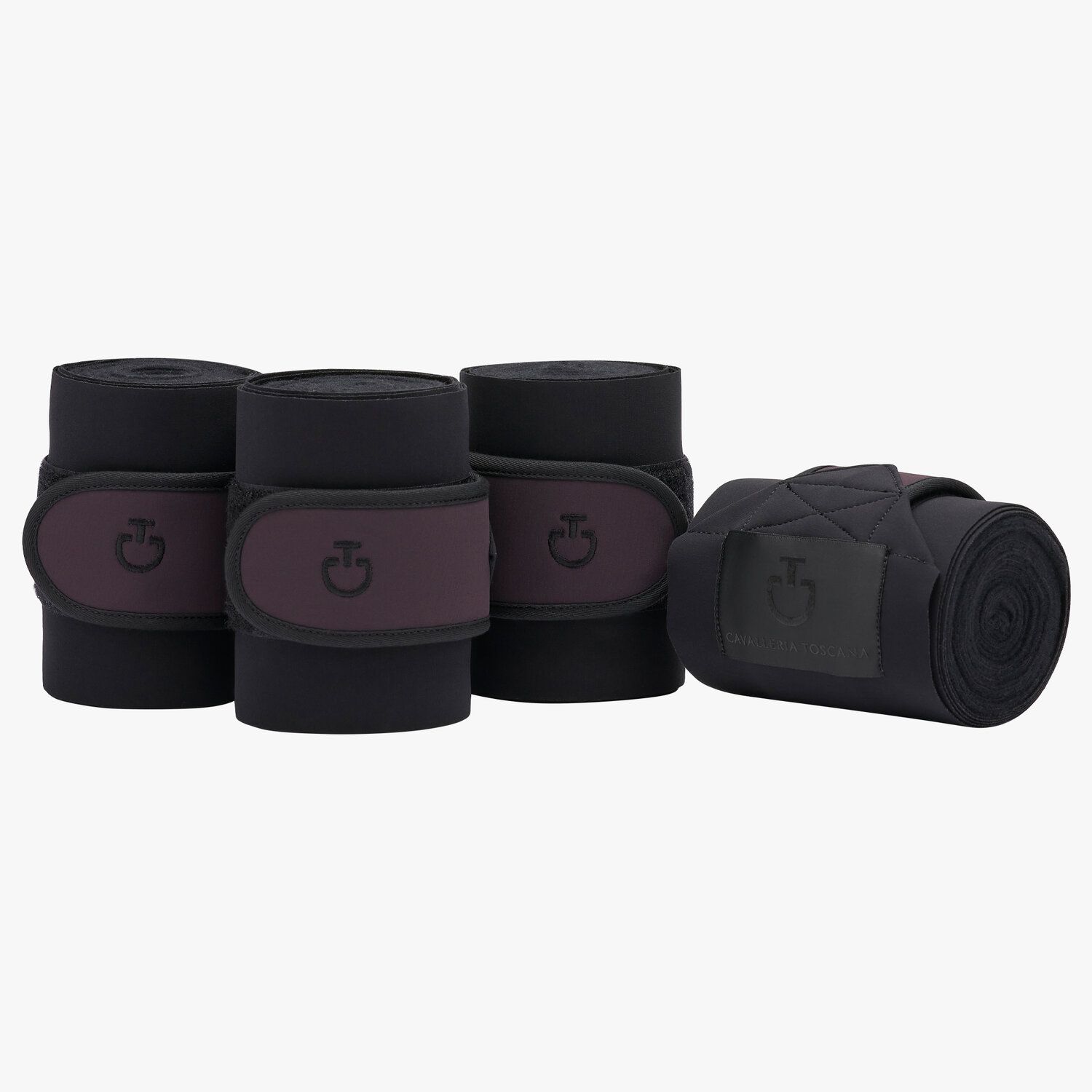 CAVALLERIA TOSCANA komfortable Bandagen Jersey und Fleece 2er Pack - black - WB - 2