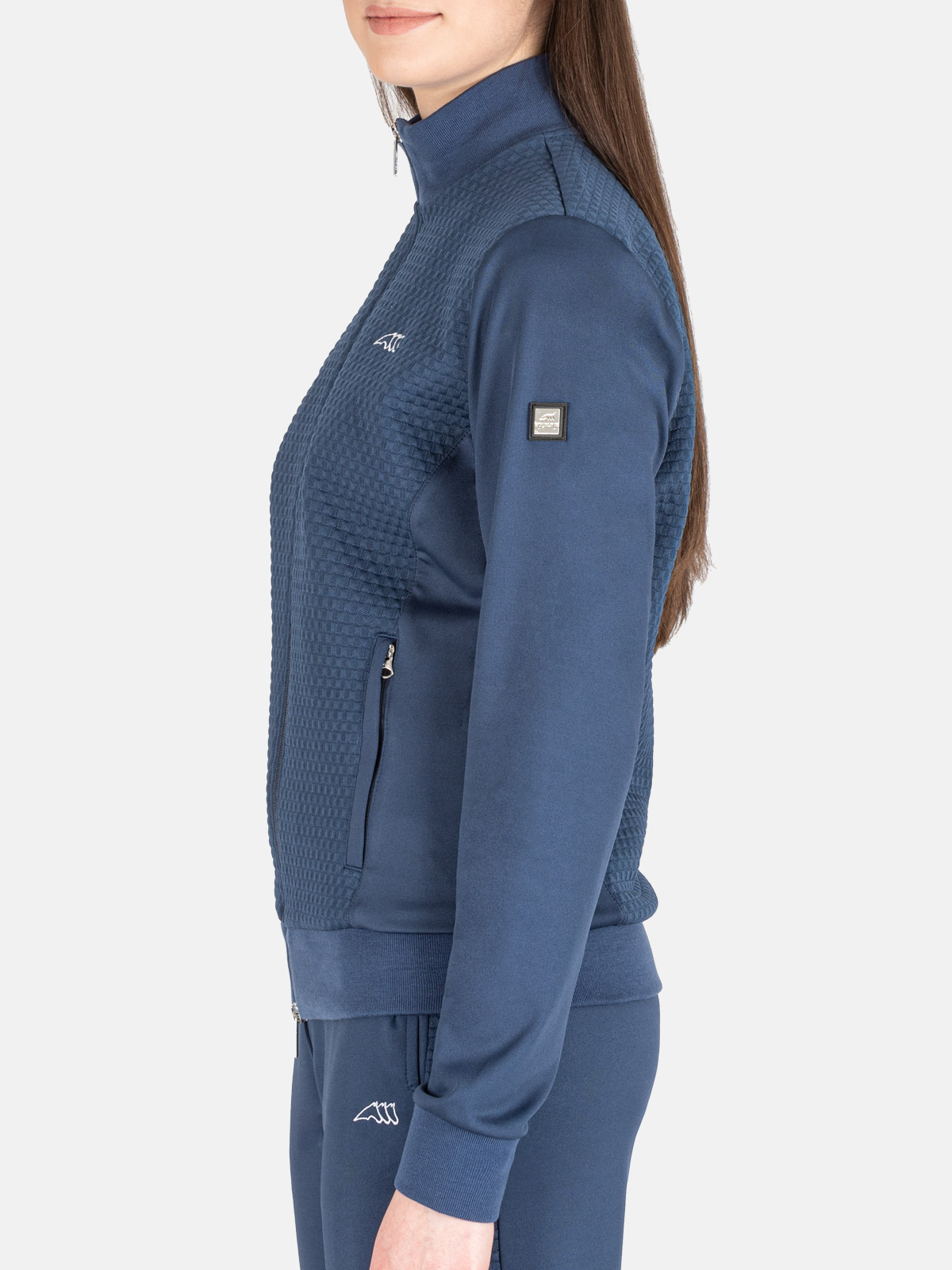 EQUILINE Damen Sweat Jacke Trainingsjacke Elaste - diplomatic blue - M - 4