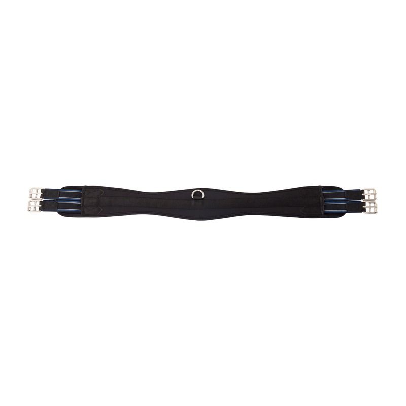 stübben Neopren Sattelgurt Coolmax Elastikzug - schwarz - 130 cm - 1