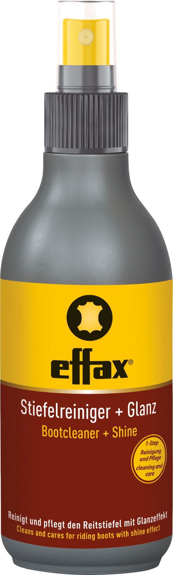 effax Lederpflege Reiniger + Glanz für Reitstiefel - uni  - 250ml