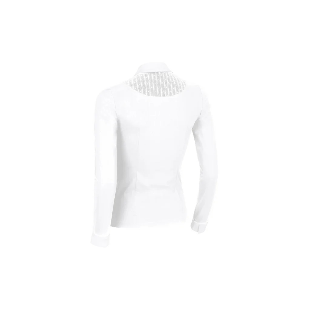 Samshield elegantes Damen Langarm Turniershirt Beatrice - white - XS - 4
