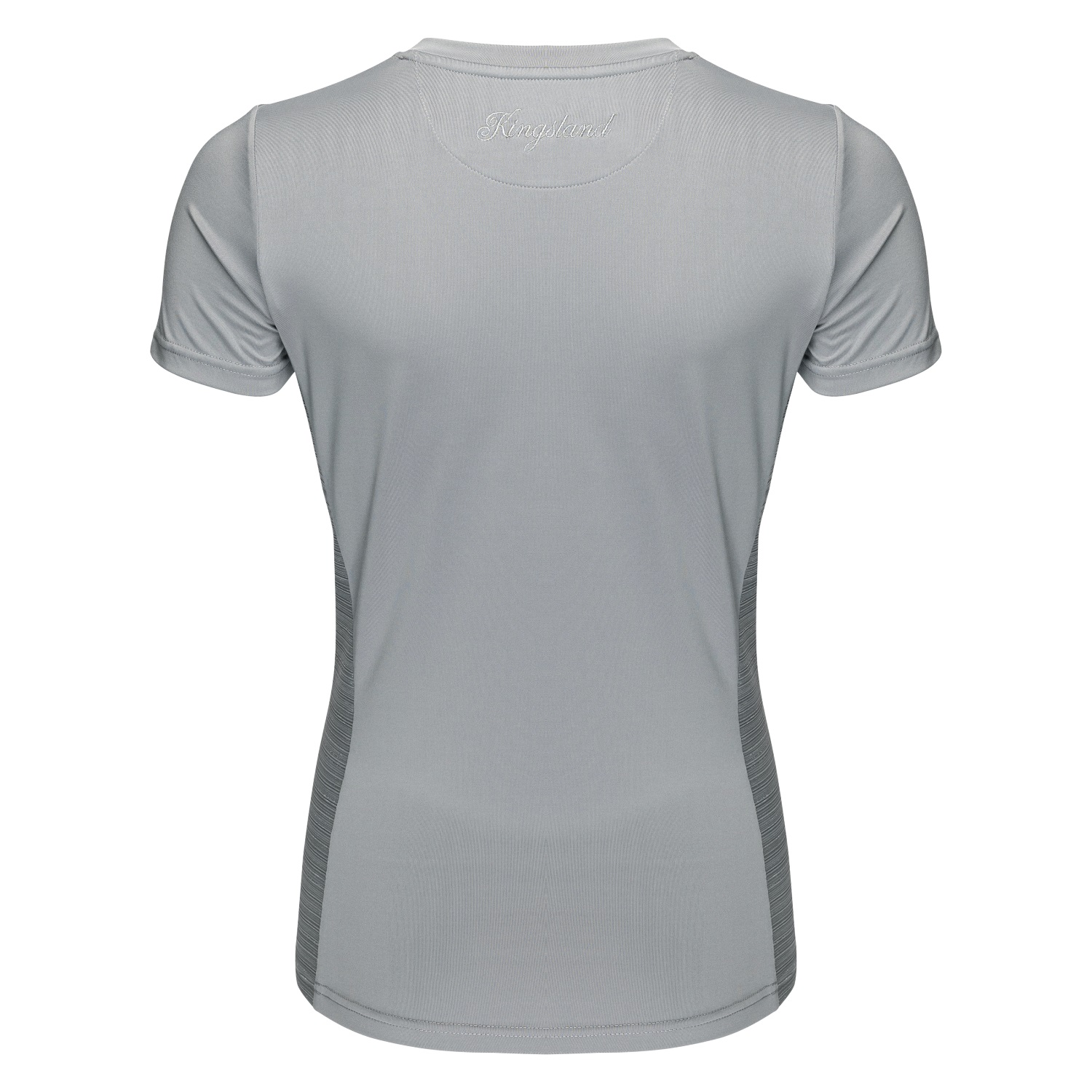 KINGSLAND elegantes Damen V-Neck T-Shirt KLcarla - grey sleet - L - 2