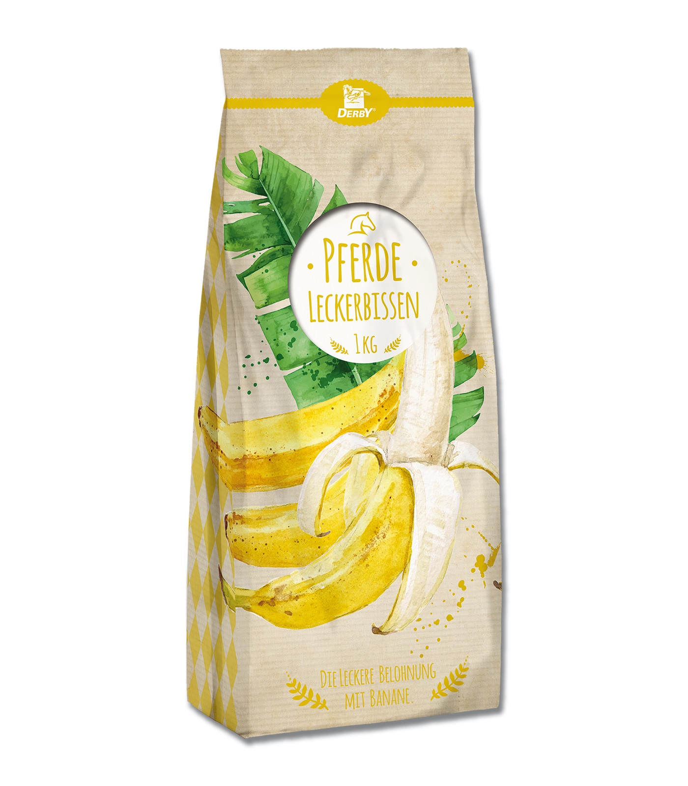 DERBY Leckerli Leckerwürfel Banane - uni  - 1kg