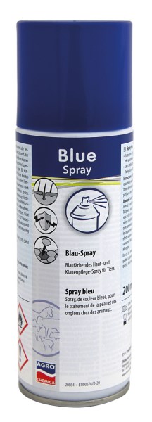 KERBL Hautpflege Blue Spray, Blauspray - uni  - 200ml - 1