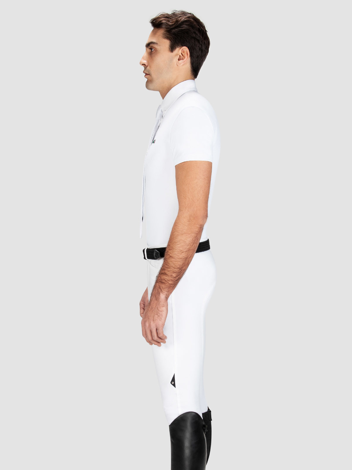 Equiline Herren Turnier Polo Shirt Fox - white - L