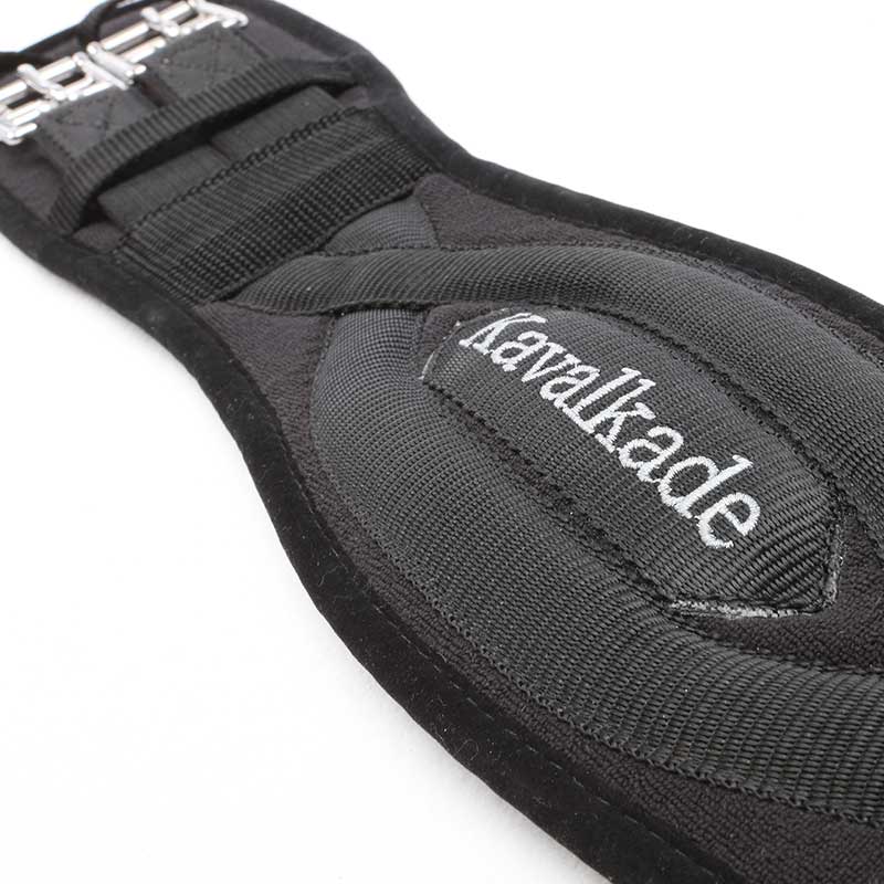 Kavalkade Sattelgurt Kurzgurt Klimatex mit Elast - schwarz - 60 cm - 5