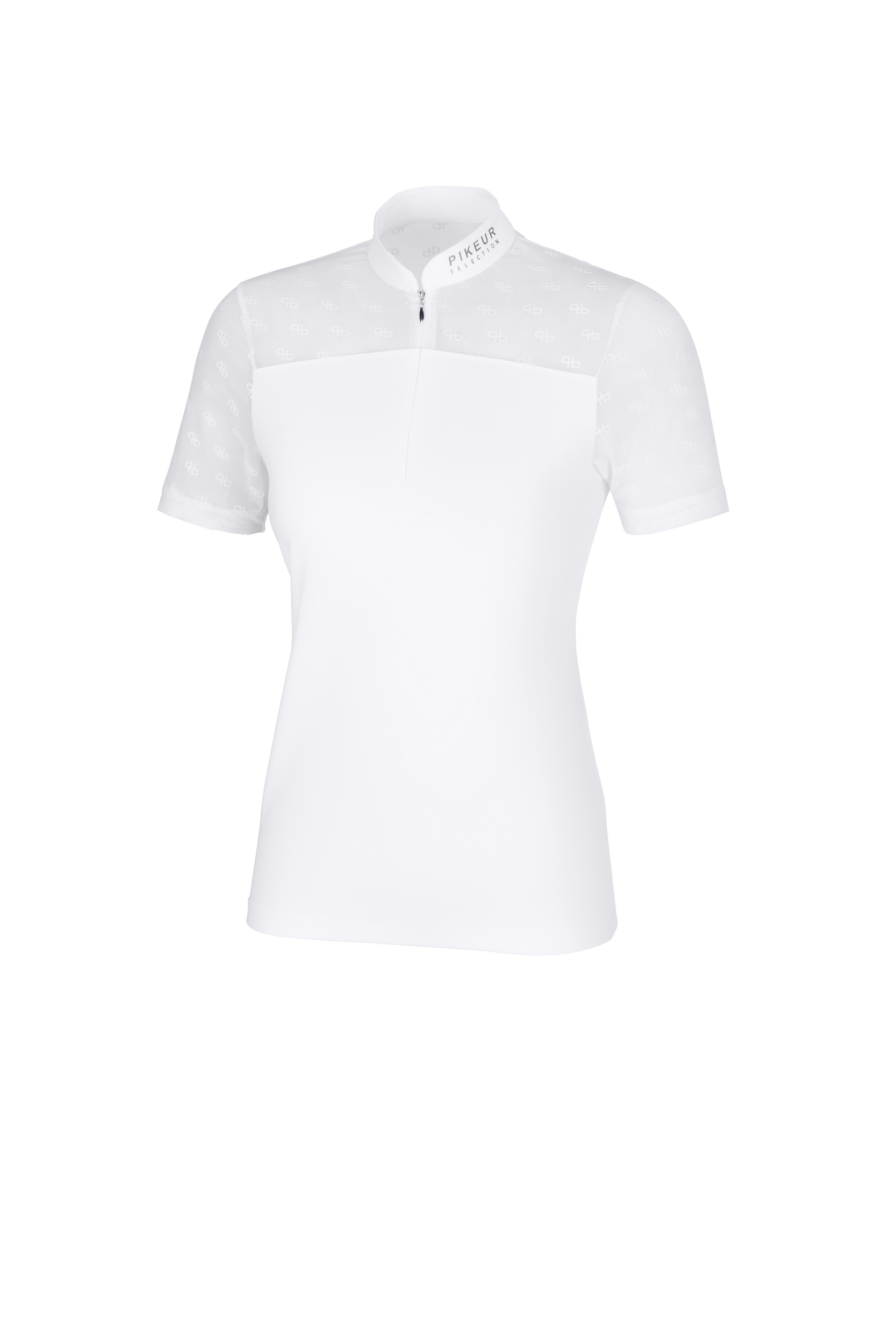 PIKEUR Damen Trainings Zip Shirt Kurzarm Selection FS24 - white - 34 - 2