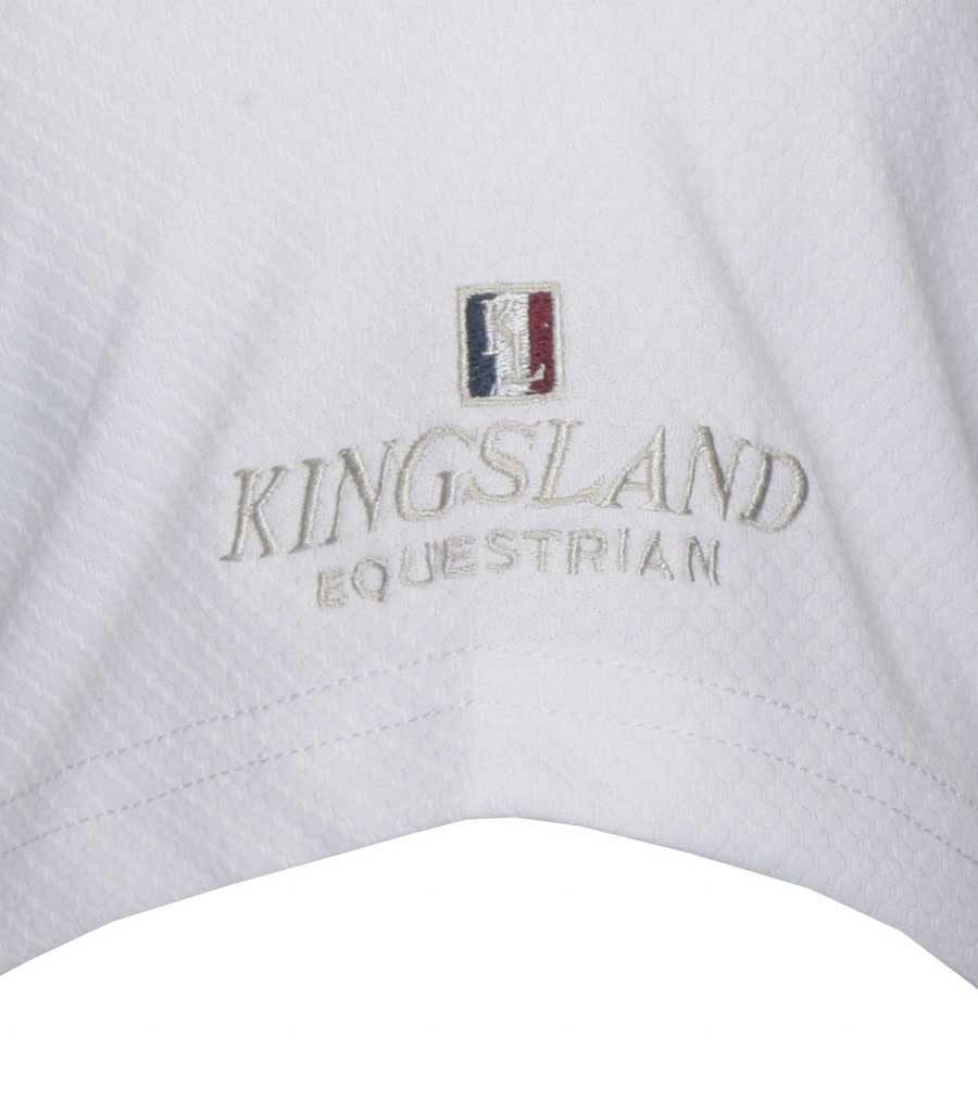 KINGSLAND Classic Herren Kurzarm Turniershirt - white - L - 4