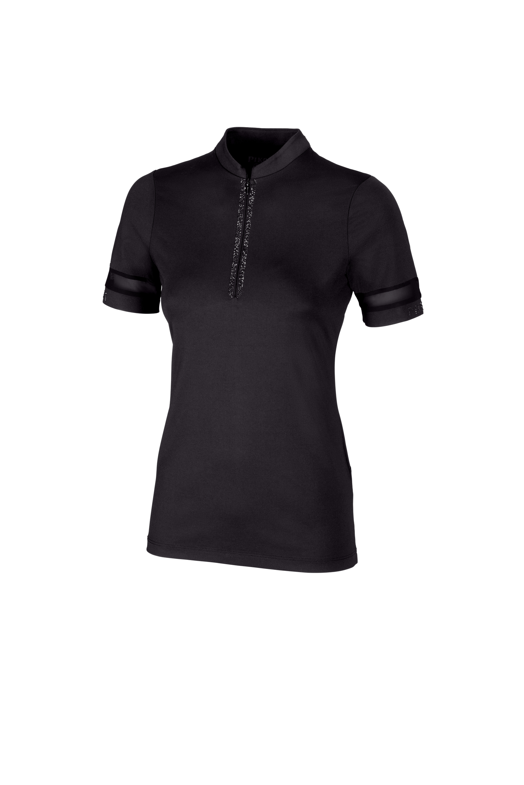 PIKEUR Damen Zip Shirt Kurzarm 5210 Selection 24 - black - 34 - 3