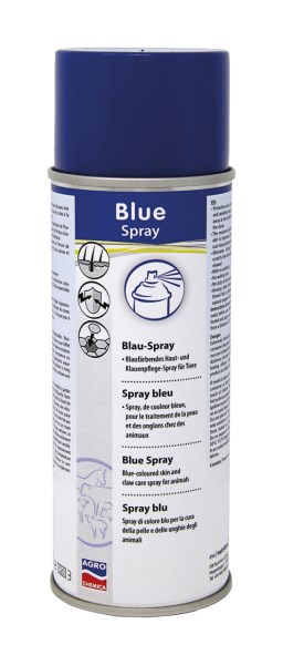 KERBL Hautpflege Blue Spray, Blauspray - uni  - 200ml - 2