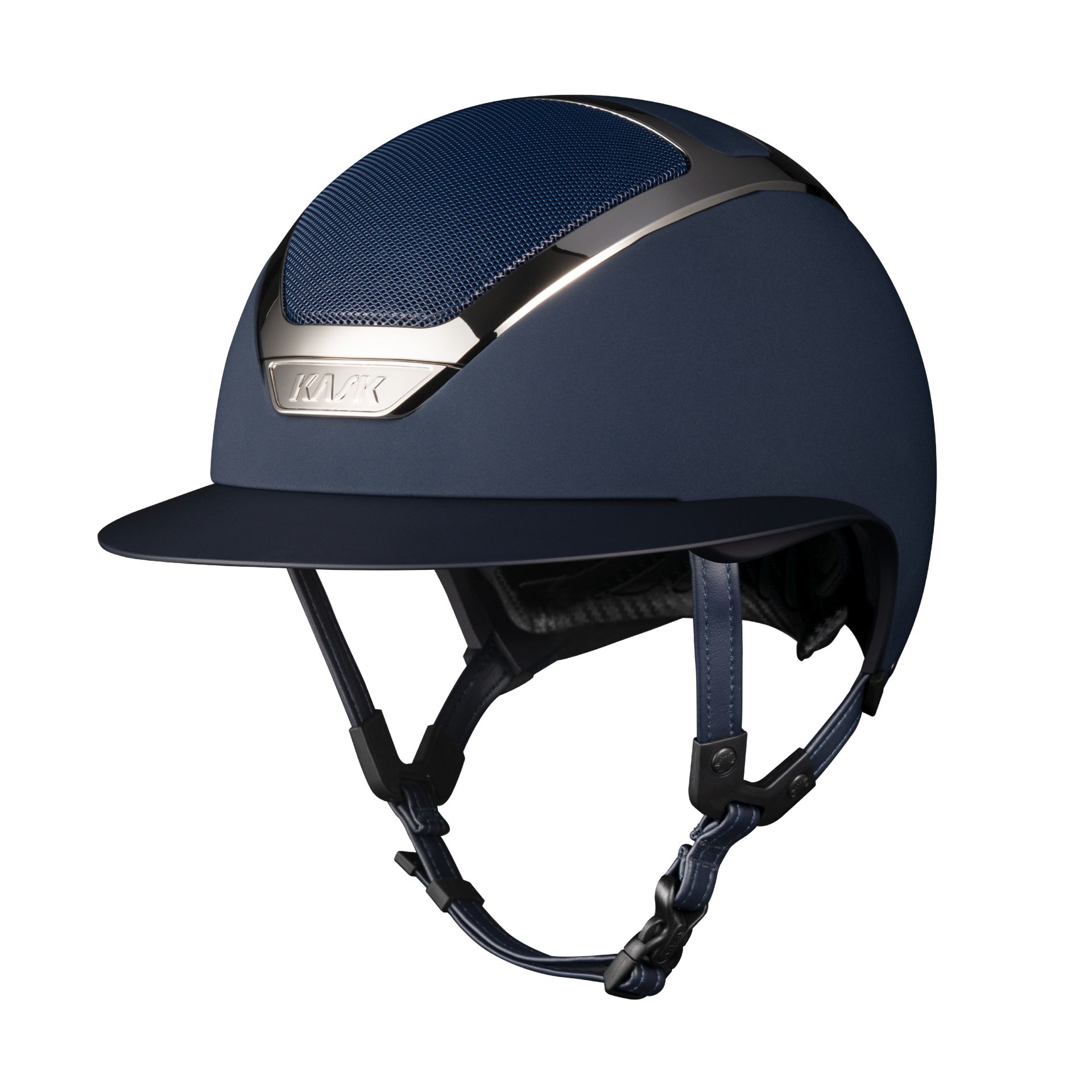 KASK Reithelm Damen Star Lady Chrome - navy/silver - 53 - 1