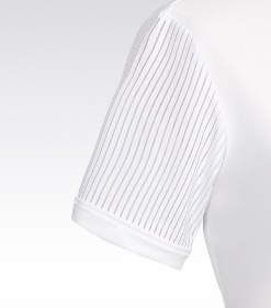 Samshield elegantes Damen Kurzarm Turniershirt Apolline - white - S - 4