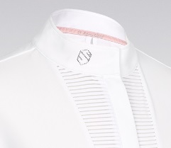 Samshield elegantes Damen Kurzarm Turniershirt Apolline - white - S - 3