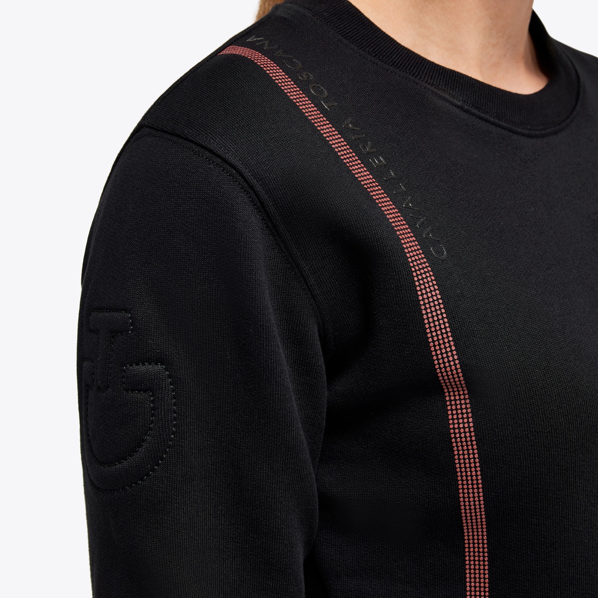 CAVALLERIA TOSCANA Academy Damen Sweatshirt Trainingsshirt - black - XL - 5